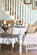 Linen Slip Covers for Dining chairs - Custom Sizes/Colours - Linen