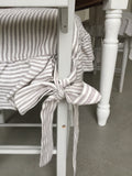 Linen Slip Covers for Dining chairs - Custom Sizes/Colours - Linen