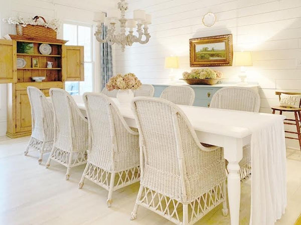 farmhouse style, cottage style, table linen