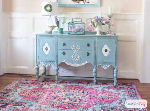 VINTAGE RUG, VINTAGE DECOR, FARMHOUSE DECOR, SPRING DECOR