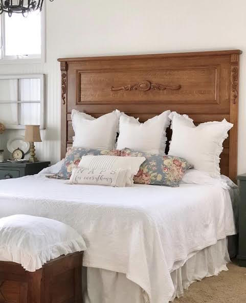 farmhouse style, cottage style, bedroom decor, linen