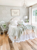 Linen Coverlet or Bedspread - Linen