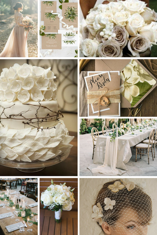 wedding colours, wedding decor, wedding linens, boxwood wreaths