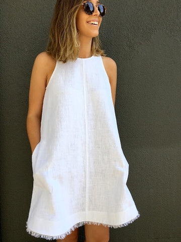 summer linen, linen dress, handmade linen dress